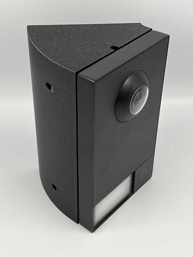 Boitier à Angle 45° Noir Pailleté XONI Compatible avec videophone NIKO 510-31001 510-01501 510-01001