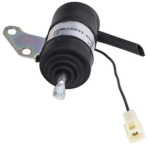 Solénoïde D'arrêt de Carburant 16851-60014 de Remplacement pour Tondeuse Kubota, Tracteur, Pelle RTV RTV900 D722