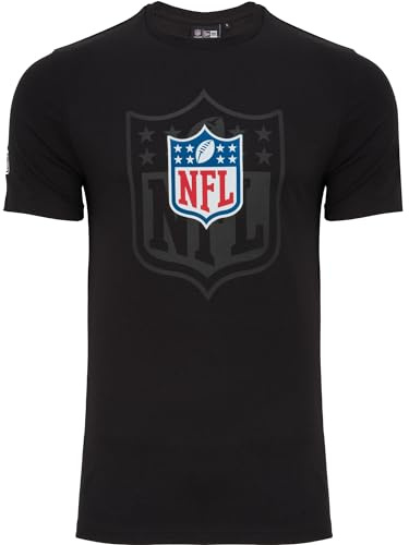 New Era Fan Shirt - NFL Shield Logo 2.0 schwarz - M