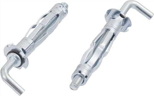 Screws City Molly Lot de 10 crochets en L M5 x 50 mm, AN253