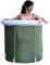 Level Body Mind Soul - Baño de Hielo Portátil con Cubierta Incluida, Camuflaje Verde - para Atletas, Terapia de Frío para Recuperación Muscular Post-Entrenamiento - Bañera Inflable Portátil 75x75 cm