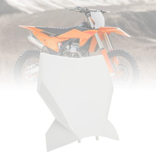 Dirt Bike Number Plate,Motorcycle Front Number Plate ABS Plastic for 125/250/300/350/500 SX SX-F XC XC-F 2023-2024 White
