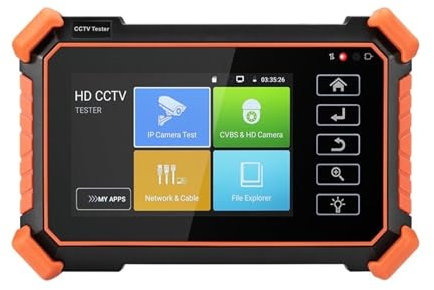 Tester CCTV Tester CCTV Da 4 Pollici IPC-1910 Plus Tester For Telecamere IP CCTV 8MP CVI TVI AHD Analogico POE Digital Cable Tracer Strumenti Di Rete Test del segnale audio/video