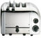 Retro Style 2 + 1 Three Slot Stainless Steel Toaster Model 31213 by Dualit | 3 Slice Polished Chrome Finish