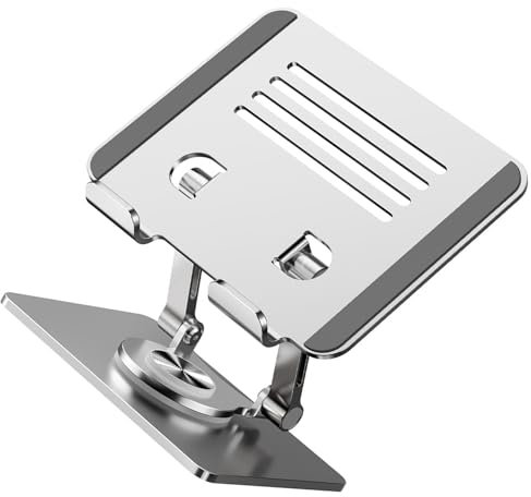 Supporto per computer regolabile Staffa pieghevole per computer portatile per scrivania Supporto per computer girevole a 360 gradi per notebook portatile