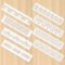 8 Pcs Flower Stencils Cake Stencils for Buttercream Embroidery Stencils Cake Decorating Templates DIY Craft Stencils for Painting on Canvas Paper Fabric Wood