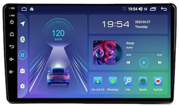 9 Pulgadas Android 13 Radio Coche para Opel Zafira B 2005-2014 for Opel Astra H 2004-2014 con Android Auto/Carplay GPS WIFI/4G Bluetooth Radio FM Pantalla Dividida USB SWC GPS Coche Navegador(4+64G)