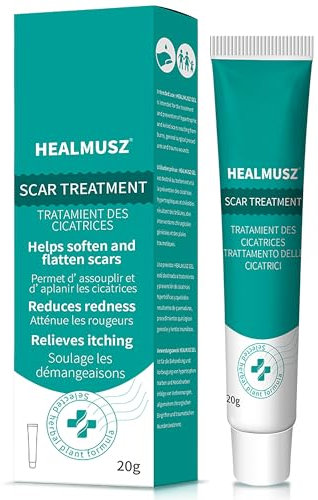 Crema Cicatrizante 20 g, Crema Antiestrias Embarazo, Reductor de Cicatrices, Para Cicatrices Hipertróficas y Queloides, Previene y Reduce las Estrías, Reconfortantes y Atenúa el Color Cicatrices