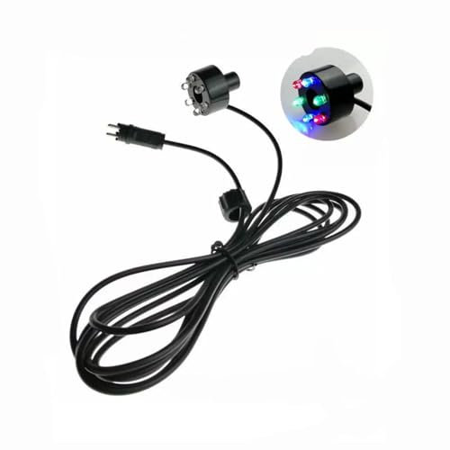 diwedaso Lampe LED étanche en plastique ABS pour aquarium, éclairage paysager, fontaine, plus durable et plus sûre, couleur