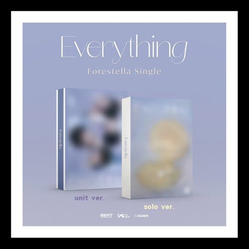 (2 Ver Set.) FORESTELLA EVERYTHING Single Kiwee Poca Album / 2 QR+18 Photo Card+2 Manual