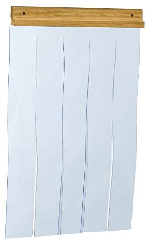 Ferplast Porta per cuccia cani modello DOMUS LARGE, BAITA 80 e CANADA 4, Portina per cucce da esterno, Pvc trasparente antipioggia, vento, freddo, 32 x 52 cm
