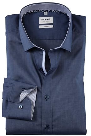 Olymp Level Five col Kent Uni Noir 6090/64/68,Marine,Large (43)