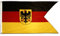 Flagge Deutschland Dienstflagge der Seestreitkräfte Deutsche Marine - 90 x 150 cm