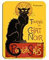 Tournee du Chat Noir Steinlen Black Cat Mouse Mat. French Art Print Mouse Pad