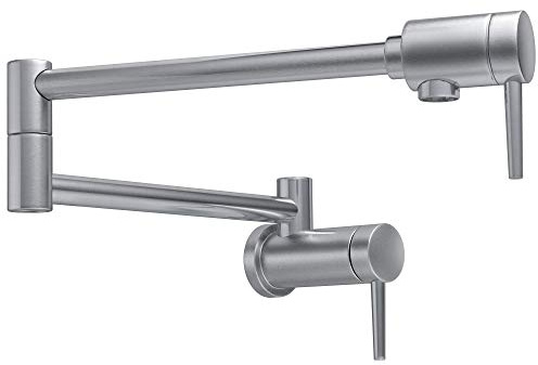 Delta Faucet 1165LF-AR Pot Filler Faucet - Wall Mount, Arctic Stainless
