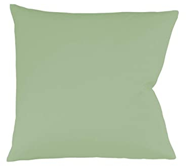 fleuresse Uni Colours, Satin, Jadegrün, 50 x 50