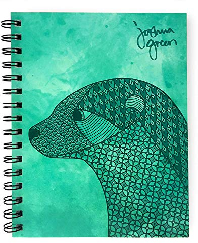 Monster Stationery Notizbuch, A5, liniert, 160 perforierte Seiten, 80 g/m², hergestellt in Großbritannien, Joshua Green Design, Otter