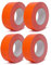 gws tapes 4 Rollen Orange Gewebeklebeband, extra stark haftendes Panzerband zum Bündeln und Fixieren, Duct Tape in verschiedenen Farben, Länge: 33 m x 48 mm breit