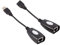 Tihebeyan Adattatore di prolunga RJ45 USB2.0, su Kit di prolunga Maschio/Femmina USB Cat5 / RJ45 / Cat6 Ethernet