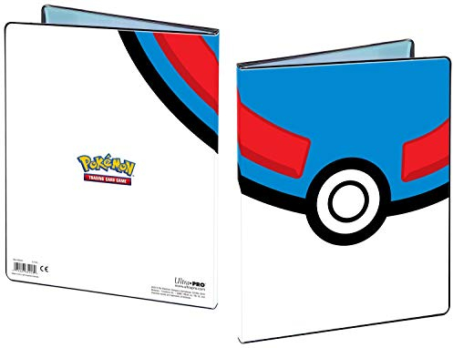 Pokémon 4-Taschen Portfolio Superball, Kartenspiel, ab 6 Jahren, für 2 Spieler, über10 Minuten Spieldauer