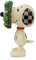 Enesco Jim Shore Peanuts Miniaturfigur Snoopy im Kranz, Mehrfarbig