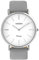 Oozoo Vintage Damenuhr mit Lederband Flach 40 MM Weiß/Hellgrau C20073