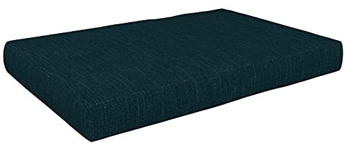 POKAR Palettenkissen Palettenauflagen mit abnehmbarem Bezug Palettenauflage Palettenmöbel Palettensofa, Sitzkissen 120x80, Dunkelgrün