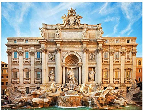 XiuTaiLtd Puzzle 1000 Stück Trevi-Brunnen, Rom Adult Leisure Entertainment Kinderspielzeug, 75X50Cm, Freunde