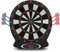 Dartscheibe, Elektronisch Dartscheibe für Kinder Erwachsene mit 6 Soft Tip Darts Elektronische Dartscheibe Set Outdoor mit LCD-Display Turnierscheibe Dartautomat E Dartboards