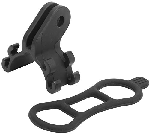 VGEBY Halterung für Fahrradtaschenlampenhalter Lenkerhalterung für Taschenlampe Einstellbar für die Montageschnittstelle Radfahren Ersatzteile