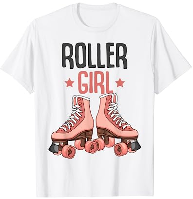 Rollschuhe Roller Girl Roller Skates Rollschuh Mädchen T-Shirt