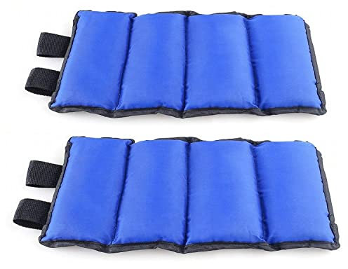 LMS Data Lot de 2 poids de cheville réglables pour la course à pied, l'entraînement, le fitness, le yoga et la gym - Pour homme et femme - 2 kg