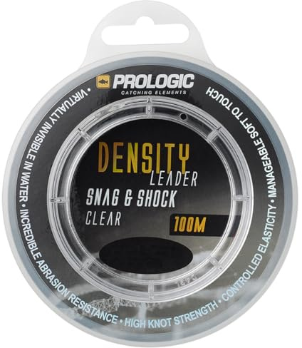 Prologic Karpfenvorfach zum Karpfenangeln Density Snag & Shock Leader Clear