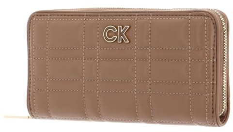 Calvin Klein Re-Lock Quilt Zip Around Wallet L Safari Canvas