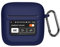 QINOUK Hülle für JBL Tour Pro 2, [Stoßfest] Weiche Silikonhülle, mit D-förmigem Clip, Schutzhülle für JBL Tour Pro 2-Blau