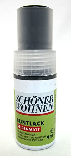 Home Lackstift seidenmatt RAL 7001 Silbergrau 9 ml