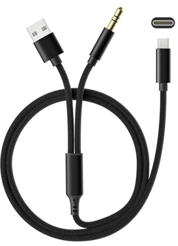 sunshot Câble de charge USB C vers prise audio auxiliaire de 3,5 mm, USB de type C vers casque stéréo de 3,5 mm, compatible avec iPhone 15 Pro Max Plus, iPad Pro, Galaxy S23, S22, S21, S20 Ultra,