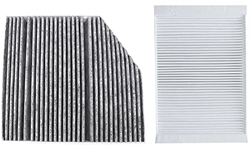 INTCHE Filtro Abitacolo per Mercedes CLASSE C W205 A205 C205 S205 Modello 2013-2019 Set di Filtri per Aria Condizionata Esterna Incorporati