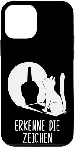 Schatten Katzen Handyhülle Erkenne die Zeichen Hülle für iPhone 12 mini