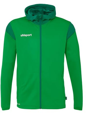 uhlsport Unisex Squad 27 Track Hood Sport-Jacke, Grün/Lagune, XL EU