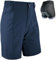 Wulibike Radlerhose Damen Mountainbike-Radhose 2 in 1 gepolstert MTB Shorts Frauen Fahrradhose mit Polsterung Fahrrad Radfahrhose Reißverschlusstaschen Tiefblau M