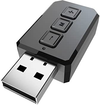 UPKOCH USB Drahtloser Audio-Transmitter Adapter Für Spielekonsolen Pcs Mehr Aux Empfänger Für Kabelloses Und Freisprechfunktion Im Auto Für Musik Gaming