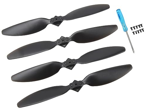 Verdant Touch Propellerfor Holy Stone Drone Propeller PC Wing Blade Replacement for Holy Stone HS720G, 2 Pairs, Helicopter Main Rotor Housing Set