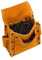 Durabl'e - Borsa porta attrezzi in pelle bovina, con tasche multiple, cintura porta attrezzi con tasche, custodia per attrezzi in pelle spessa, custodia per attrezzi regolabile per la lavorazione del