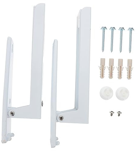 CIYODO 2piezas Soportes Retráctiles para Horno Microondas Rejilla De Pared Estante De Horno Soporte Inclina hasta Fácil Instalación