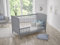 Love For Sleep Babybett Beistellbett 70x140cm mit Sicherheitsbarriere Umwandelbar Grau Maddox Kinderbett Baby Bett Holz - Kinderbett Babybett, Mitwachsend Gitterbett Baby Bed