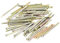 sourcing map Finishing Nails Hand-Drive Hardware Carbon Steel Nails 35mm 1.4-inches 100pcs, Color Zinc