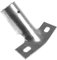 Heavy Duty Broom Bracket, Galvanized Metal, Fits 22-23 mm Pole Handles, 75 mm x 20 mm Mounting Plate, Durable & Rust-Resistant, Easy Installation, Fits Threaded & Non-Threaded Poles