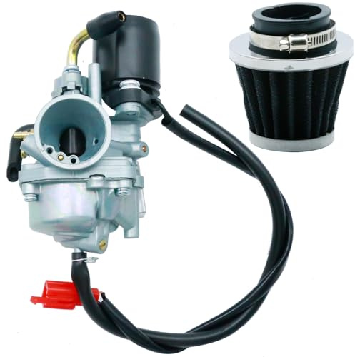 Hoypeyfiy 2 Stroke Carburettor Carb, Replacement for 50cc 90cc 100cc 2-Stroke Eton Yamaha Jog 50 Scooter Auto Electric Choke ATV Quad Carburetor
