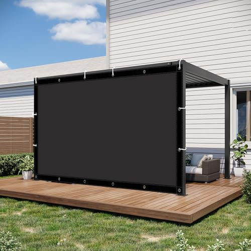 Toldo rectangular impermeable de 1 m x 1 m, bloqueo UV, resistente al desgarro, ideal para pérgola, césped, piscina, color beige